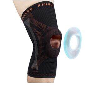 Braces for Knee Pain, PTUNA Compression  Sleeve with Patella Gel Pad XL 2‎ Pack